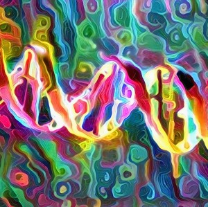 DNA Strand Artwork